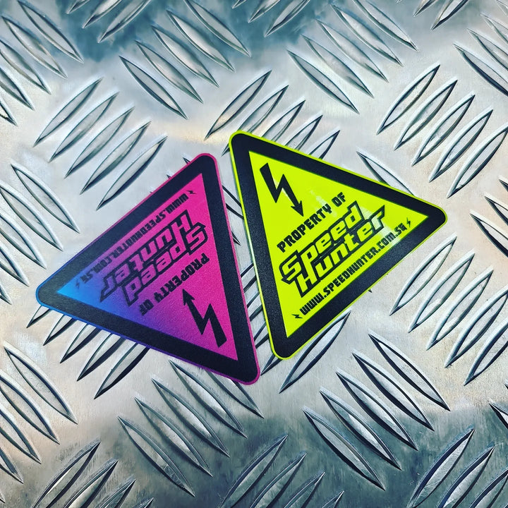 SPEED HUNTER - WARNING STICKER