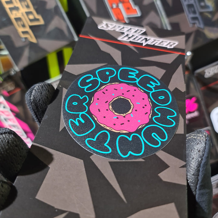 SPEED HUNTER - DONUT BLACK STICKER