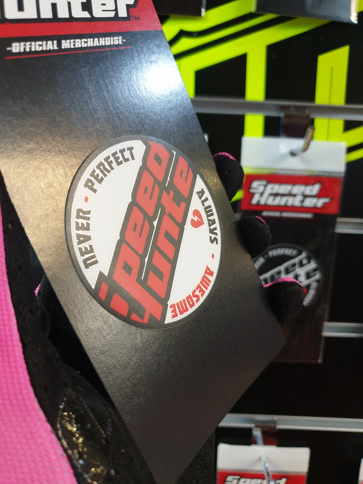 SPEED HUNTER - AWESOME WHITE STICKER