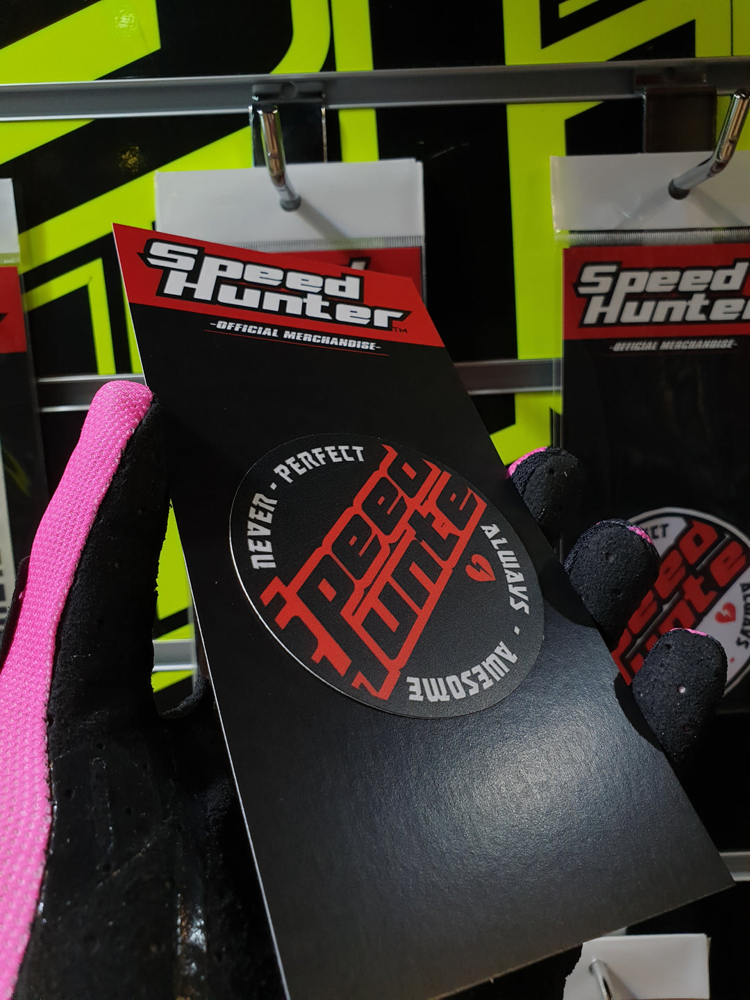 SPEED HUNTER - AWESOME RED STICKER