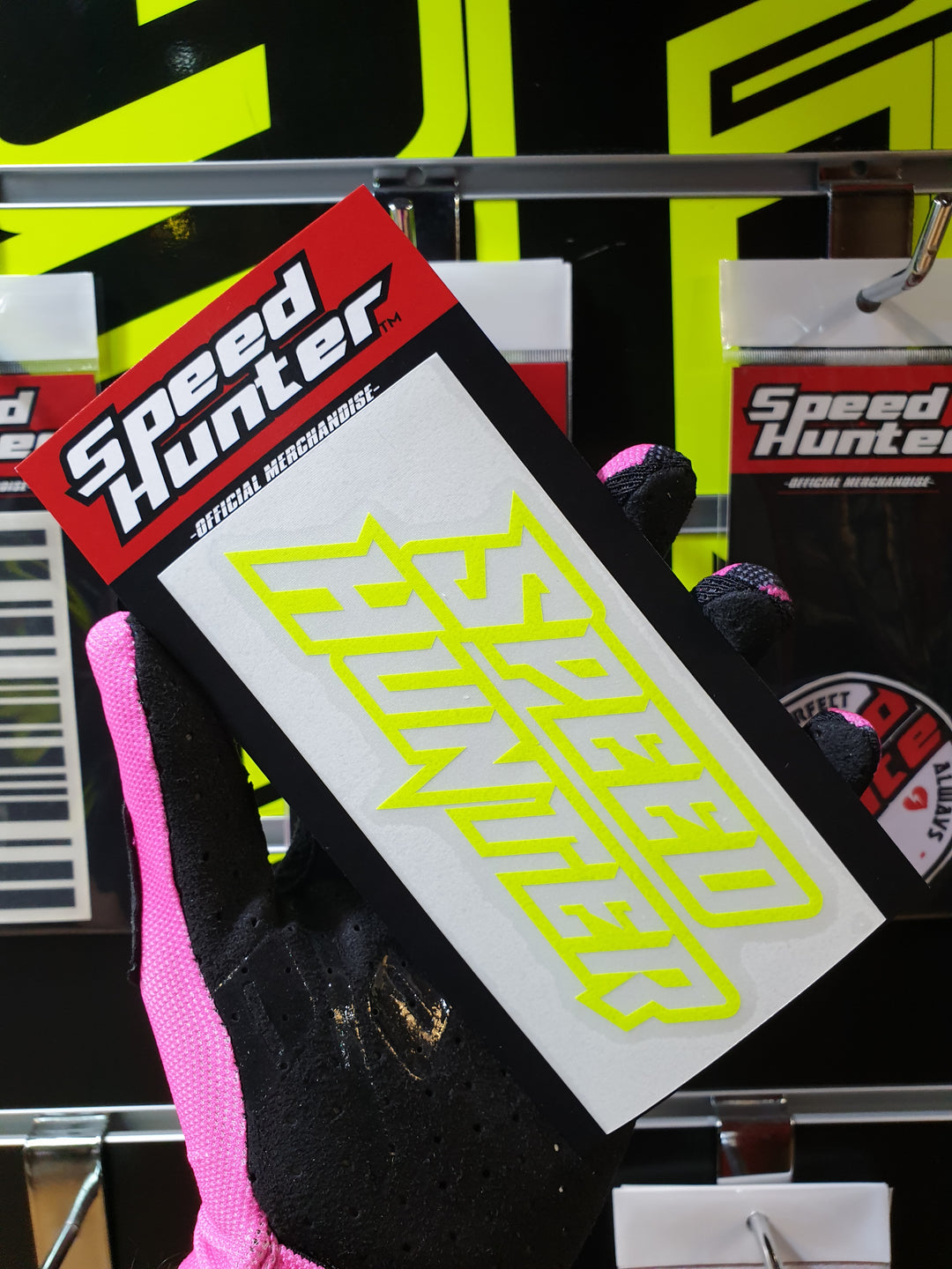 SPEED HUNTER - LIGHTNING NEON YELLOW - DIE-CUT