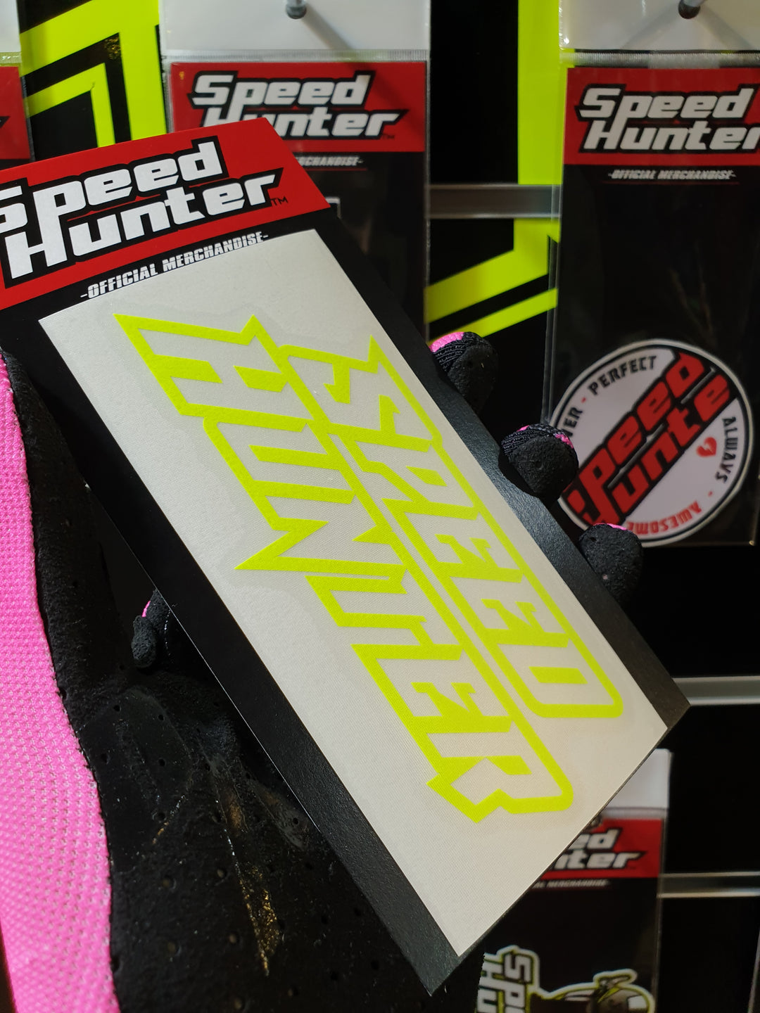 SPEED HUNTER - LIGHTNING NEON YELLOW - DIE-CUT