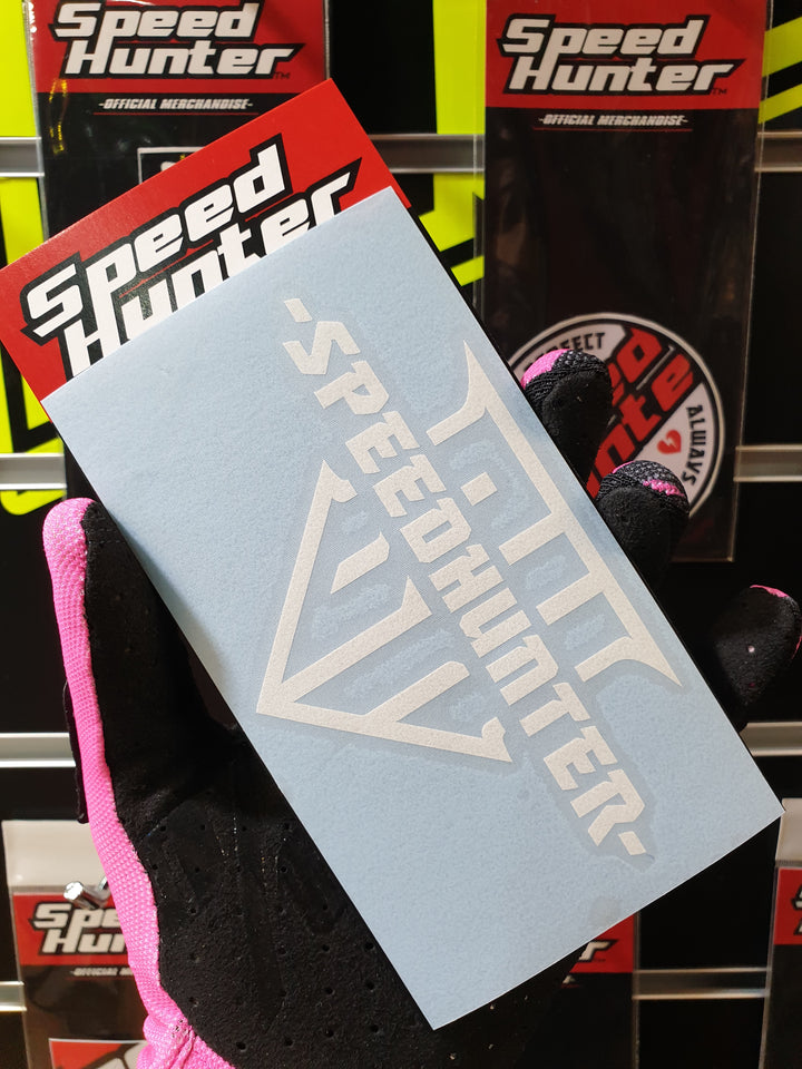 SPEED HUNTER - SH LOGO WHITE - DIE-CUT