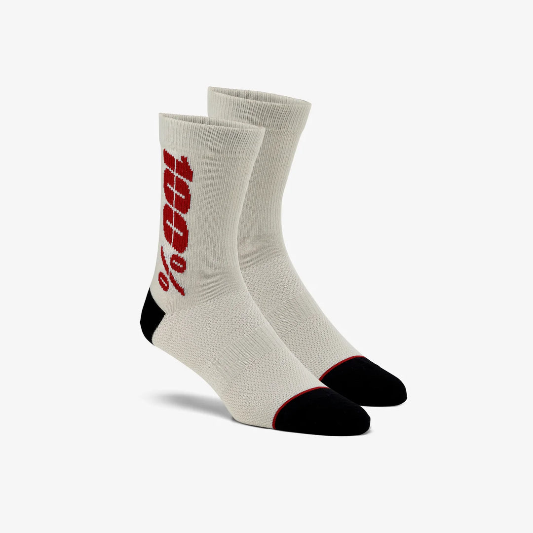 RYTHYM Merino Wool Performance Silver/Cherry