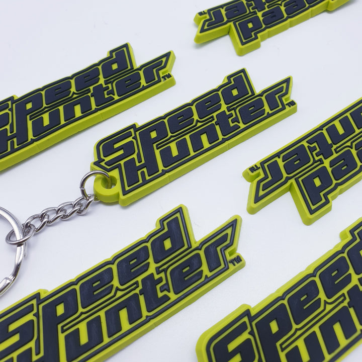SPEED HUNTER - NEON RUBBER KEYRING