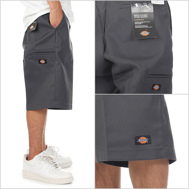 DICKIES LOOSE FIT 13 INCH SHORT - SILVER – SPEEDHUNTER