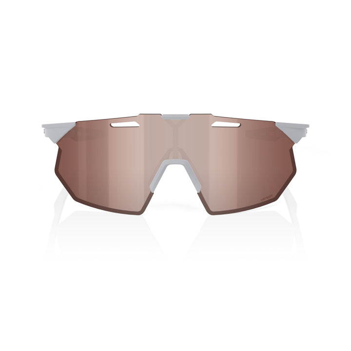HYPERCRAFT SQ  Matte Stone Grey - HiPER Crimson Silver Mirror Lens