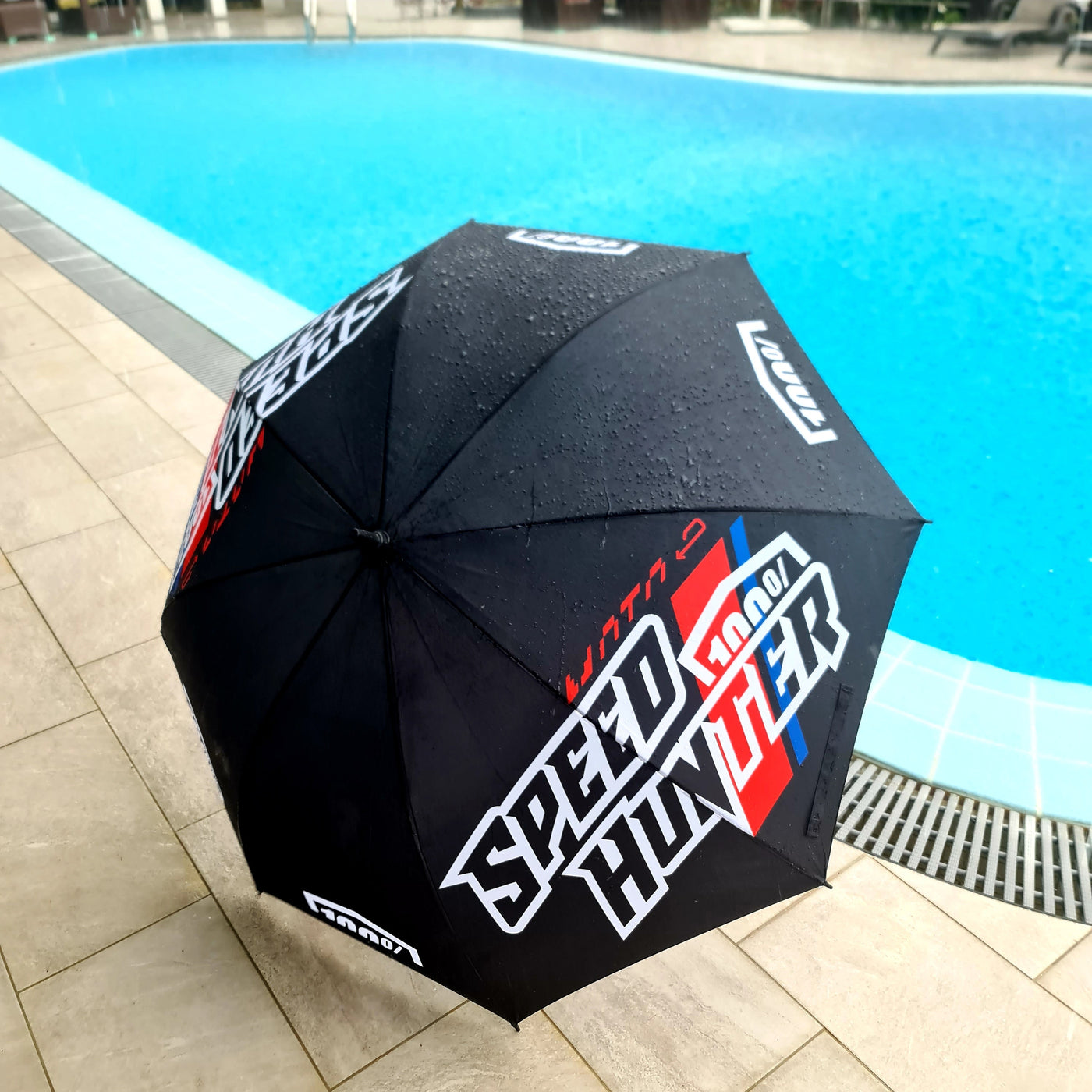 SpeedHunter X 100% Umbrella Black / White
