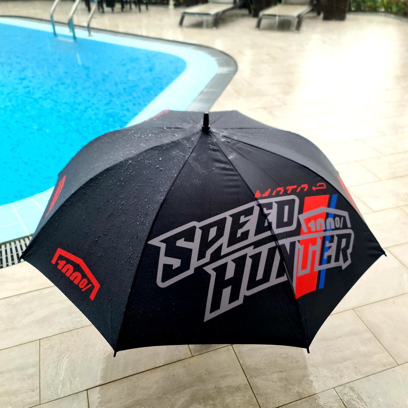 SpeedHunter X 100% Umbrella Black / Red