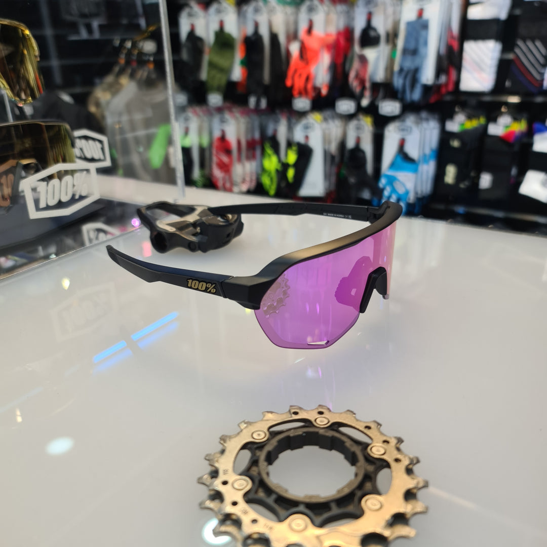 S2 MATT BLACK  - PURPLE MULTILAYER LENS