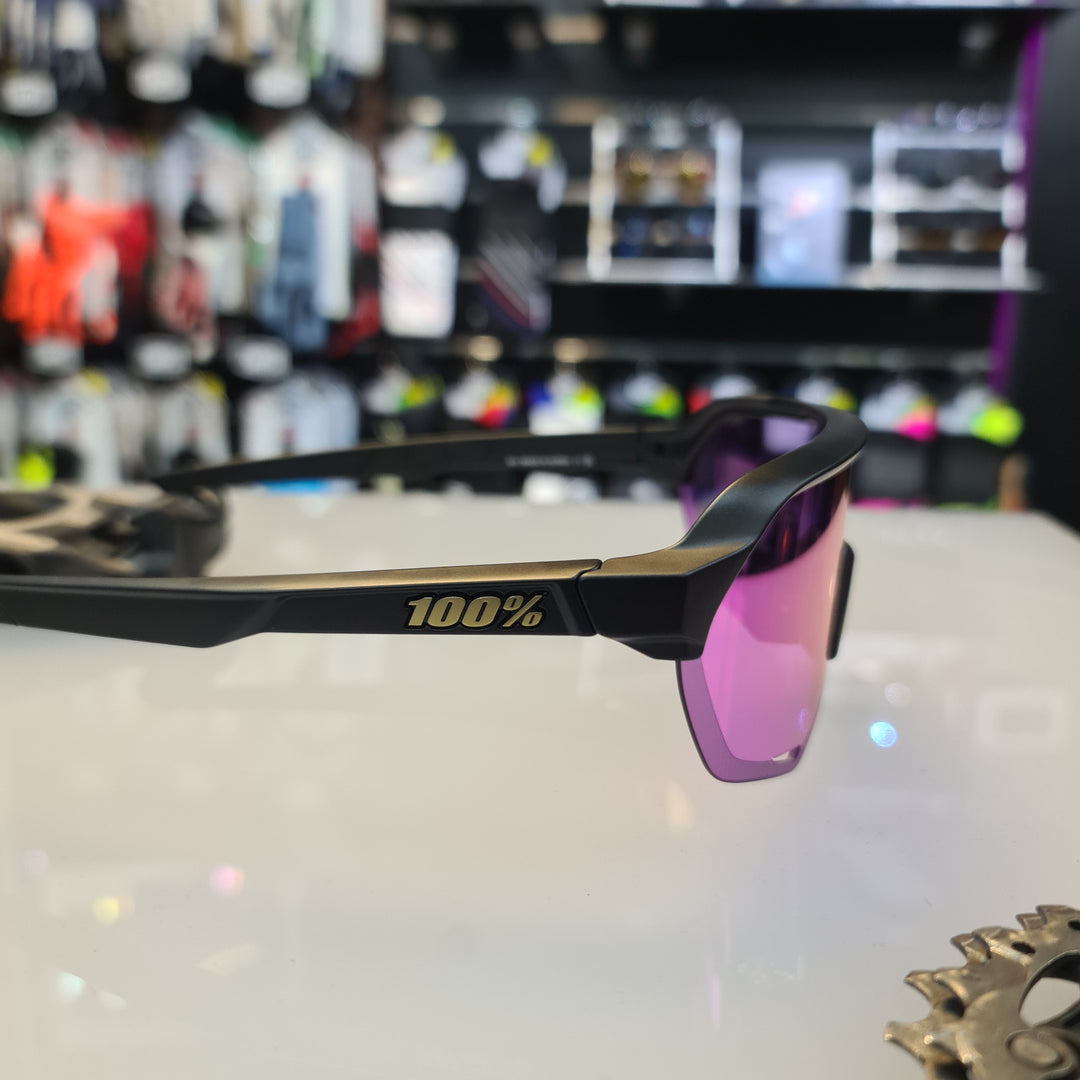 S2 MATT BLACK  - PURPLE MULTILAYER LENS