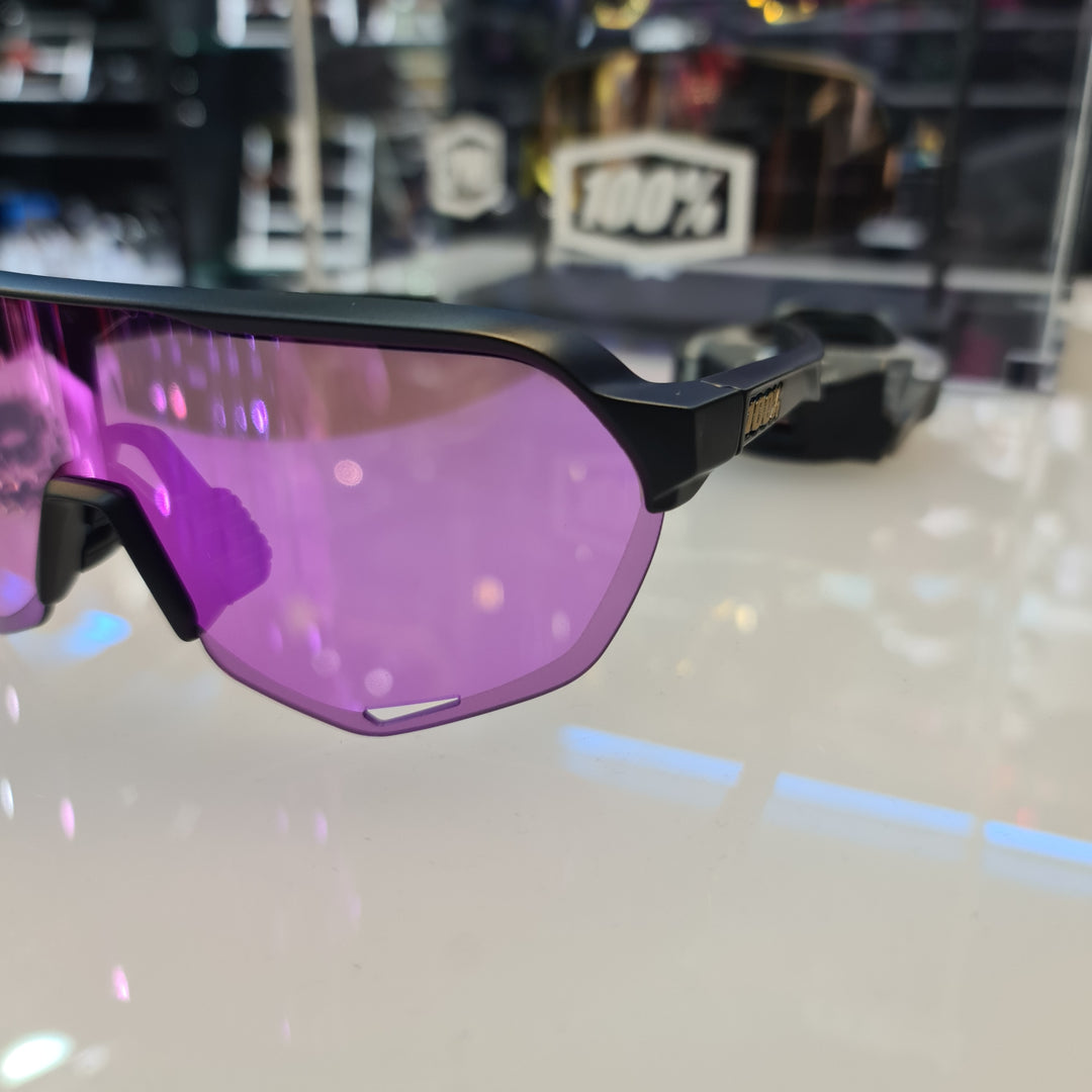 S2 MATT BLACK  - PURPLE MULTILAYER LENS
