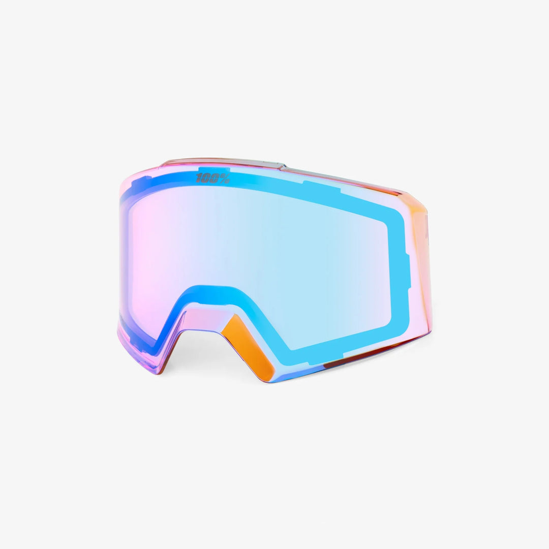 NORG Goggle Snow Black/HiPER® Silver Mirror And HiPER® Turquoise Mirror