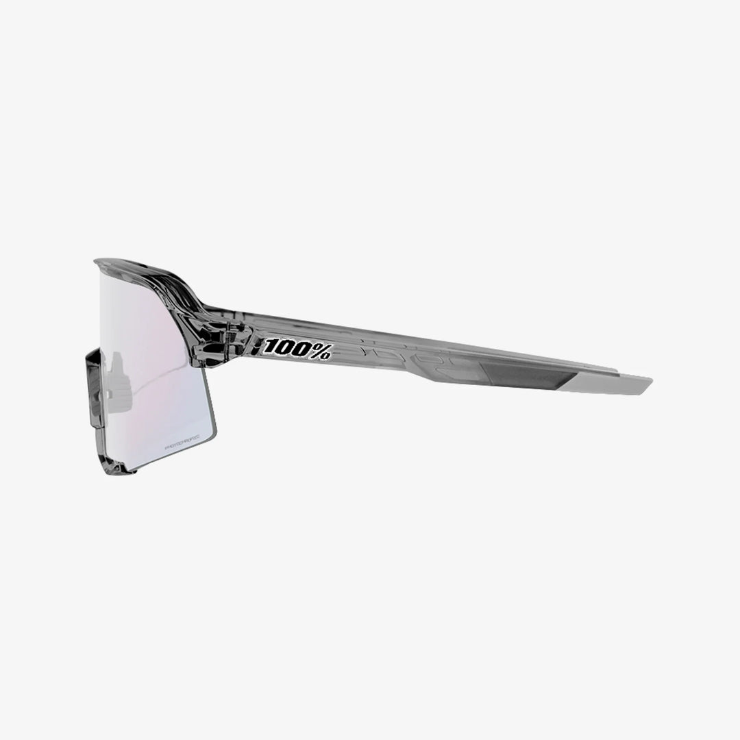 S3  Polished Translucent Grey - Rose Photochromic Lens