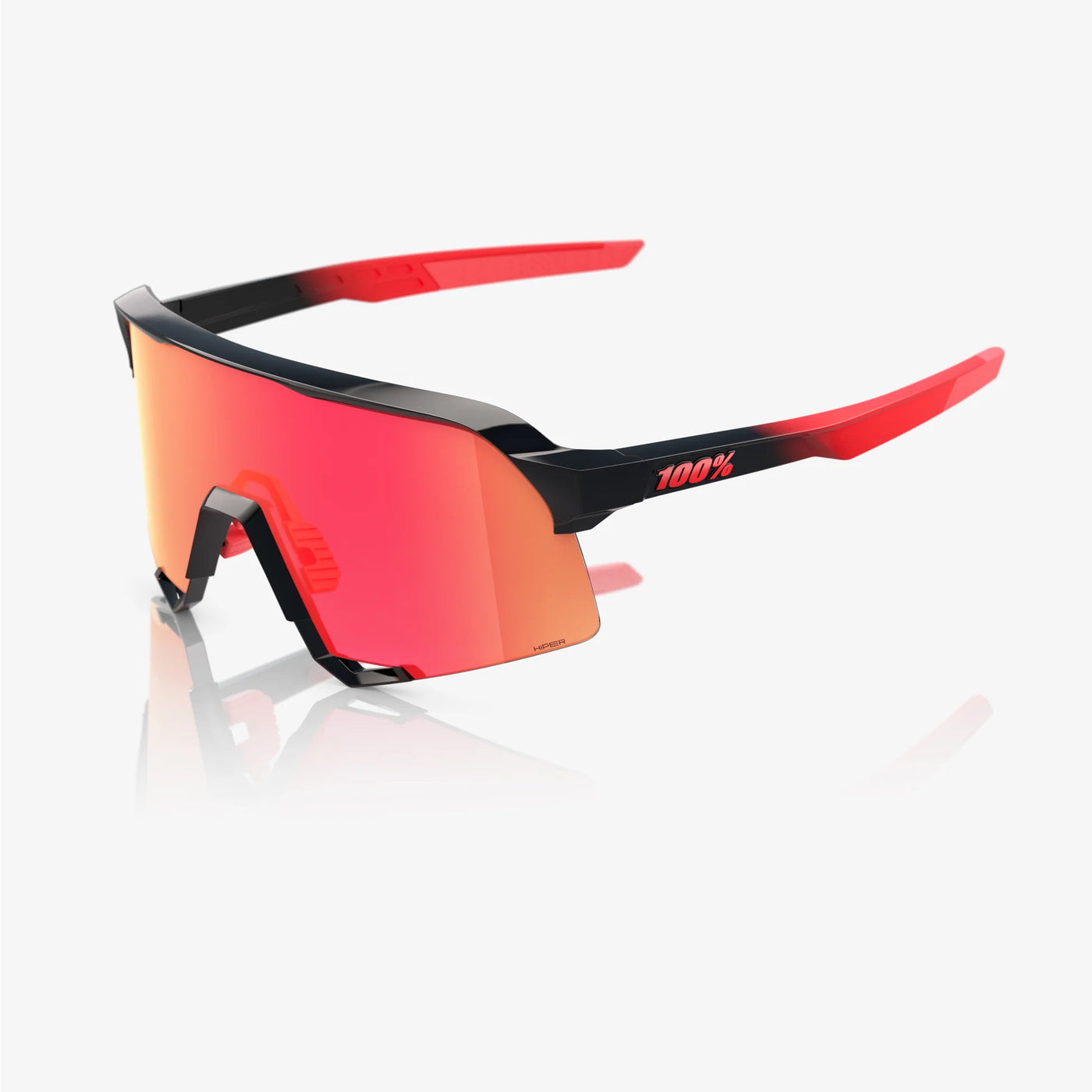 S3 Elly 24 Le - Gloss Black Matte Red - Hiper Fire Red Lens