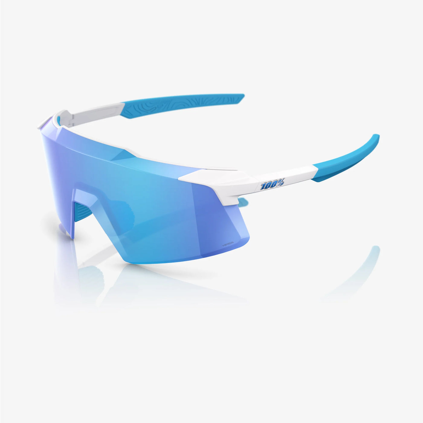 (PRE ORDER) AEROCRAFT - Matte White - Hiper Blue Mirror Lens