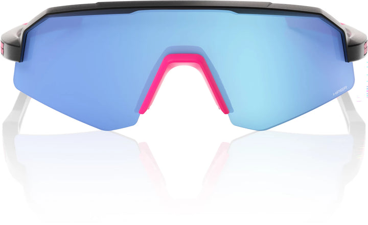 SLENDALE YOUTH Matt Black / Pink - Hiper Blue Mirror