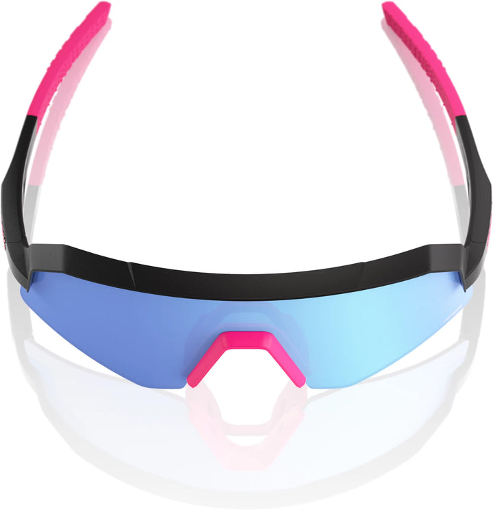 SLENDALE YOUTH Matt Black / Pink - Hiper Blue Mirror