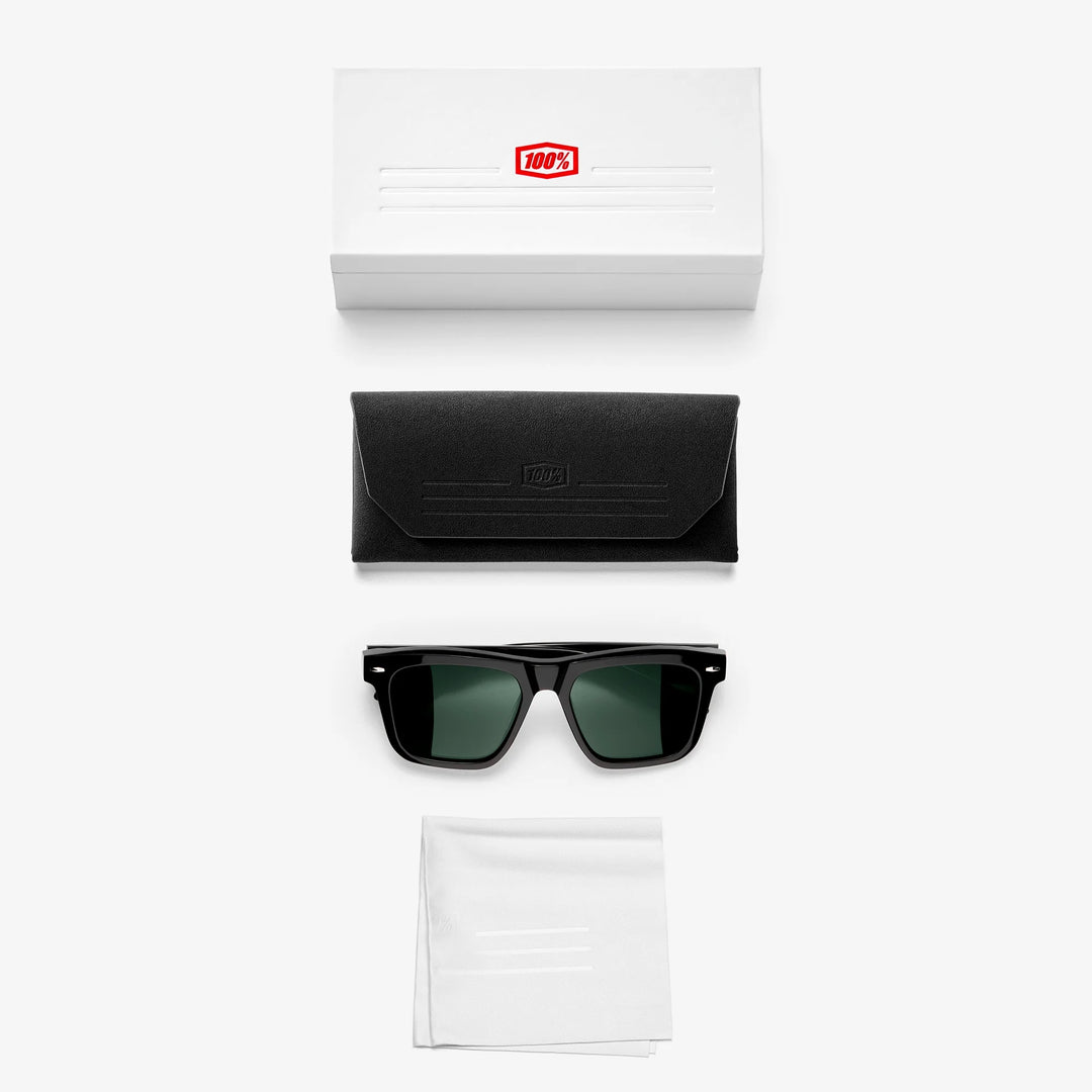 ATSUTA Polished Black Grey-Green Lens