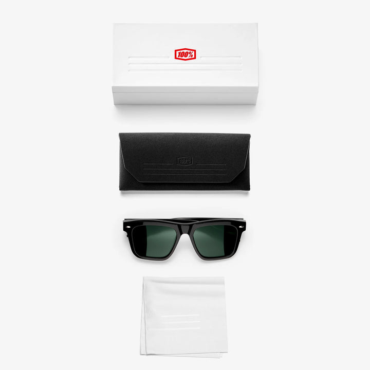 ATSUTA Polished Black Grey-Green Lens