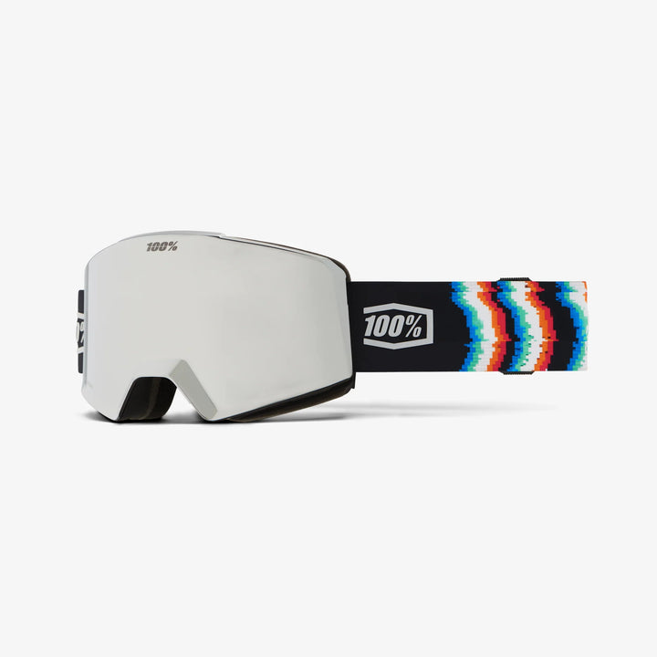 NORG Goggle Snow Black/HiPER® Red Mirror And HiPER® Turquoise Mirror