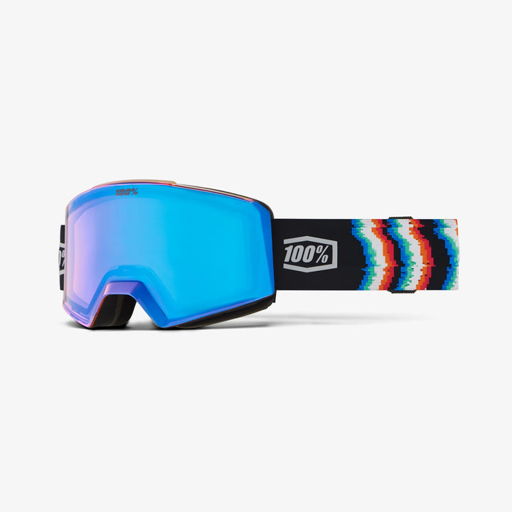 NORG Goggle Snow Black/HiPER® Red Mirror And HiPER® Turquoise Mirror