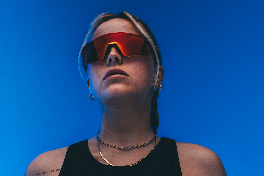 ウェア 100% AEROCRAFT Gloss Black Chrome Aerocraft Gloss Black Chrome Sunglasses