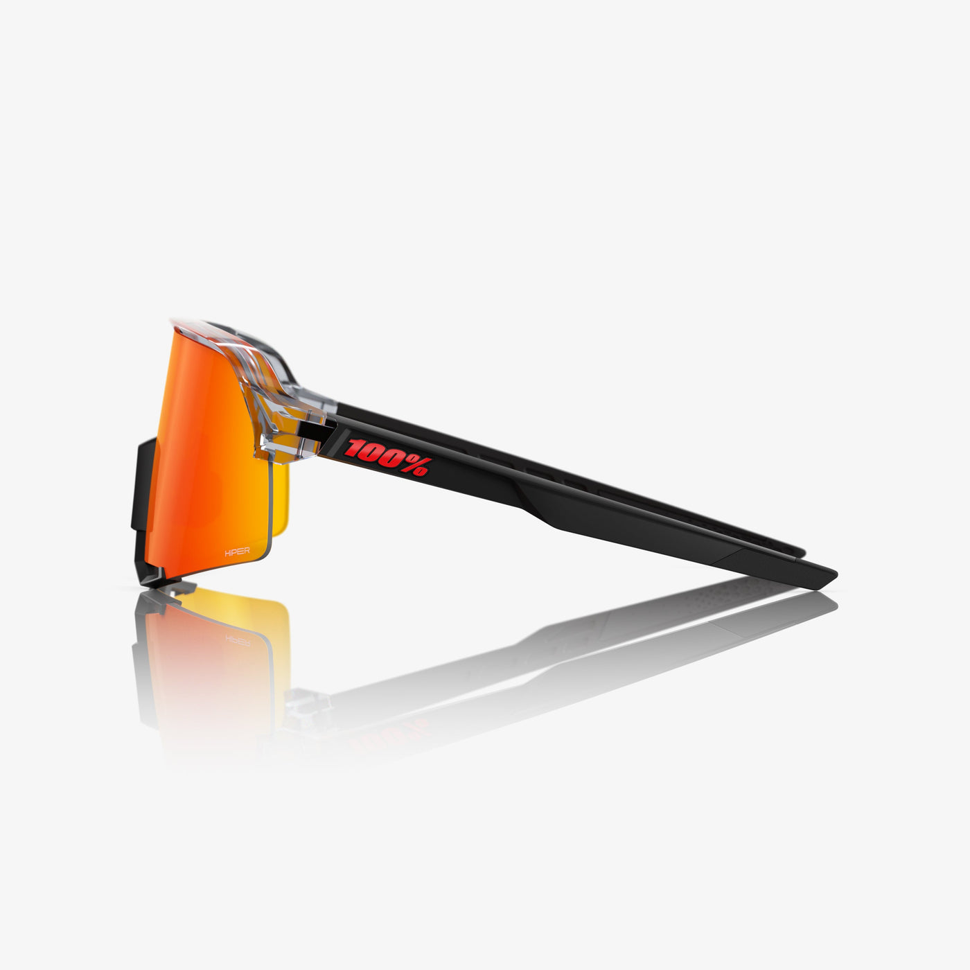 S3™ Polished Translucent Grey & Matte Black HiPER® Red Mirror