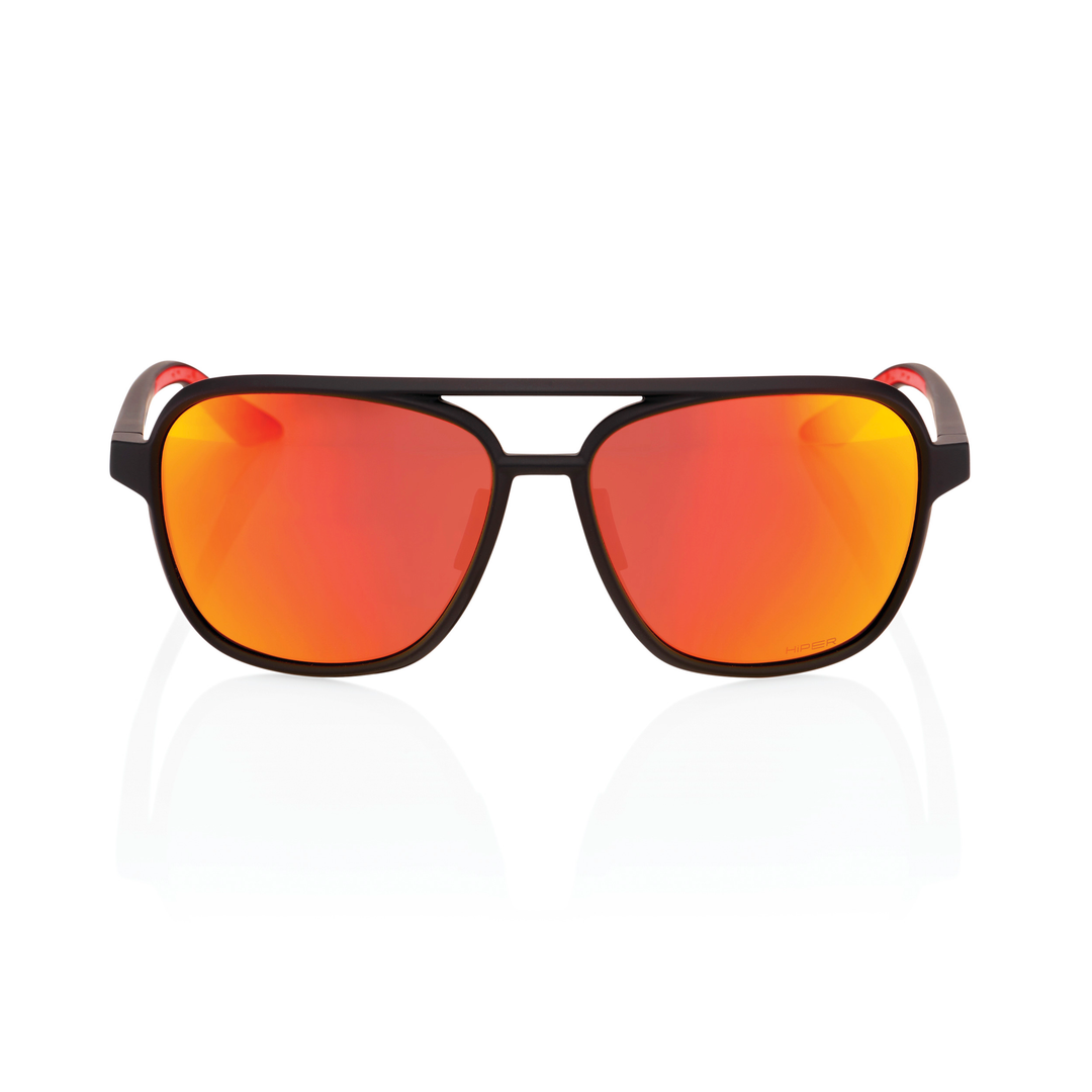 KASIA  Soft Tact Black - HiPER Red Multilayer Mirror Lens