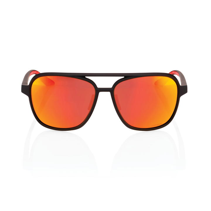 KASIA  Soft Tact Black - HiPER Red Multilayer Mirror Lens