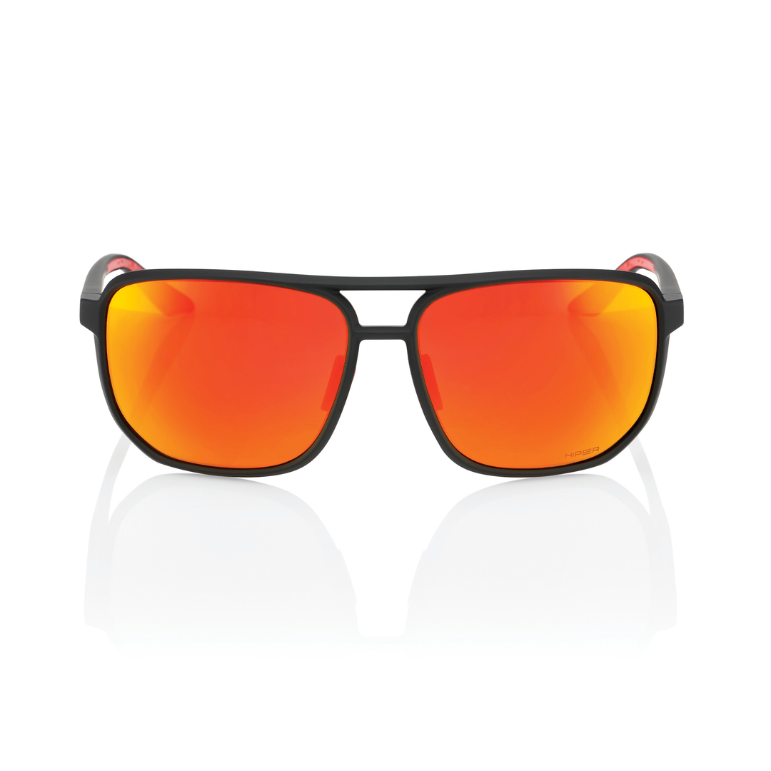 KONNOR  Soft Tact Black - HiPER Red Multilayer Mirror Lens