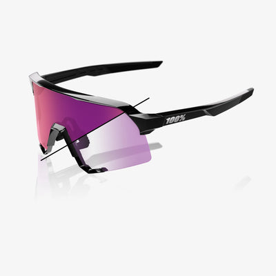 S3™ Gloss Black Purple Mirror Photochromic Lens