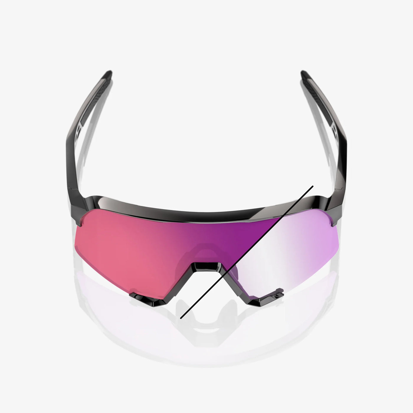 S3™ Gloss Black Purple Mirror Photochromic Lens