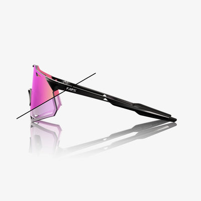HYPERCRAFT® Gloss Black Purple Mirror Photochromic Lens