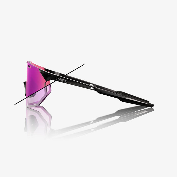 HYPERCRAFT® SQ Gloss Black Purple Mirror Photochromic Lens