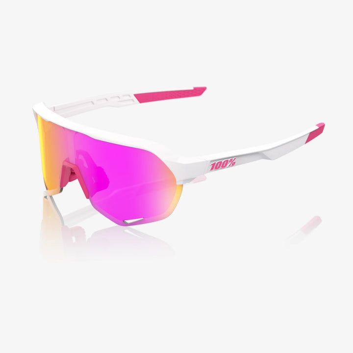 S2® Matte White/Pink HiPER® Vital Pink Mirror Lens