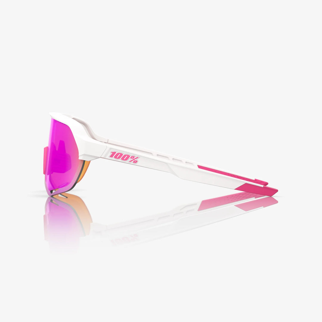 S2® Matte White/Pink HiPER® Vital Pink Mirror Lens