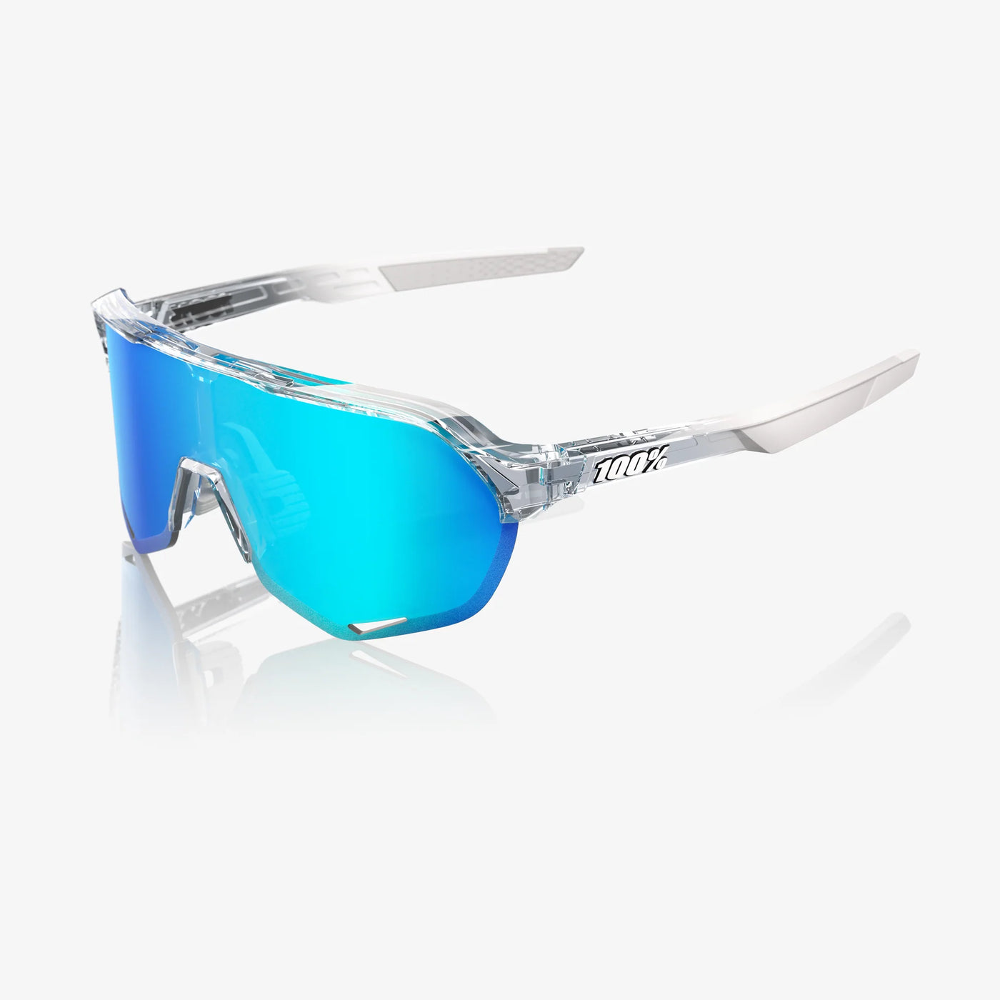 S2® Polished Translucent Clear Blue Topaz Multilayer Mirror Lens