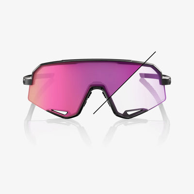 SLENDALE Gloss Black Purple Mirror Photochromic Lens
