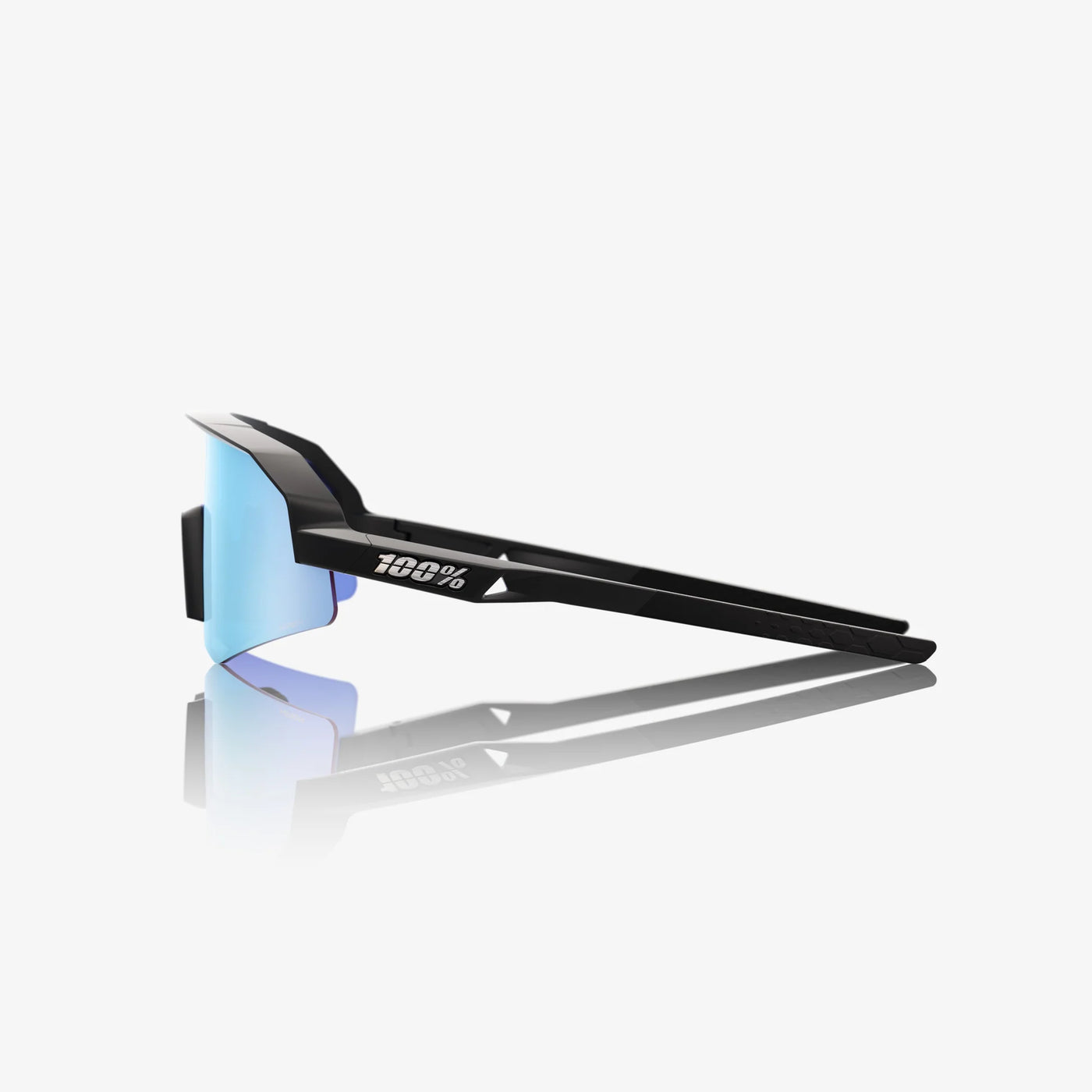 SLENDALE YOUTH Matte Black HiPER® Blue Multilayer Mirror Lens