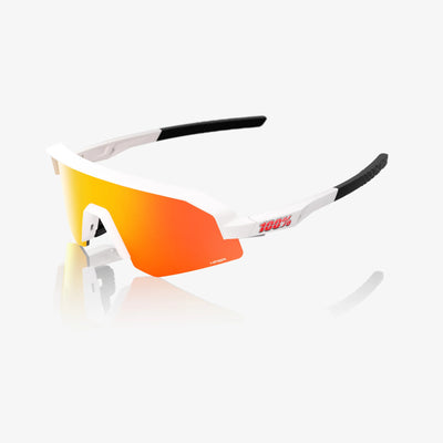 SLENDALE YOUTH Matte White HiPER® Red Multilayer Mirror Lens