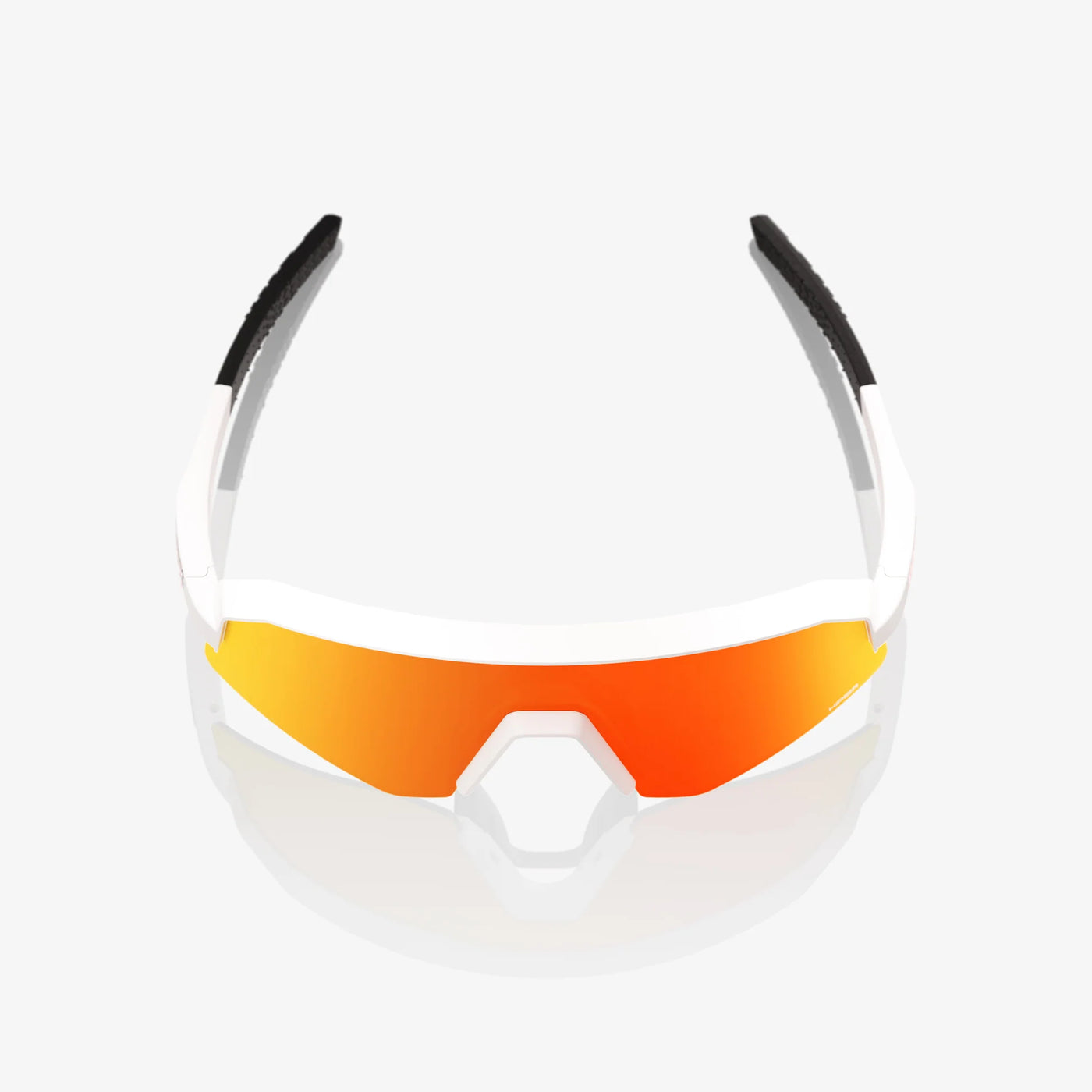 SLENDALE YOUTH Matte White HiPER® Red Multilayer Mirror Lens