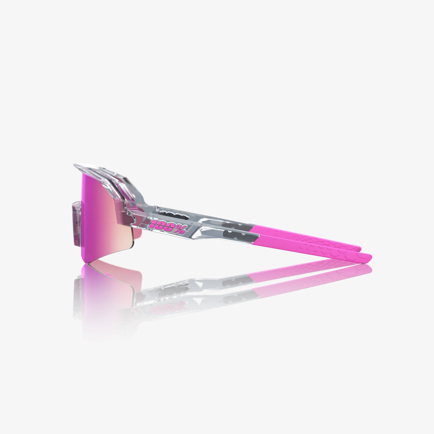 SLENDALE YOUTH Polished Translucent Grey Purple Multilayer Mirror Lens