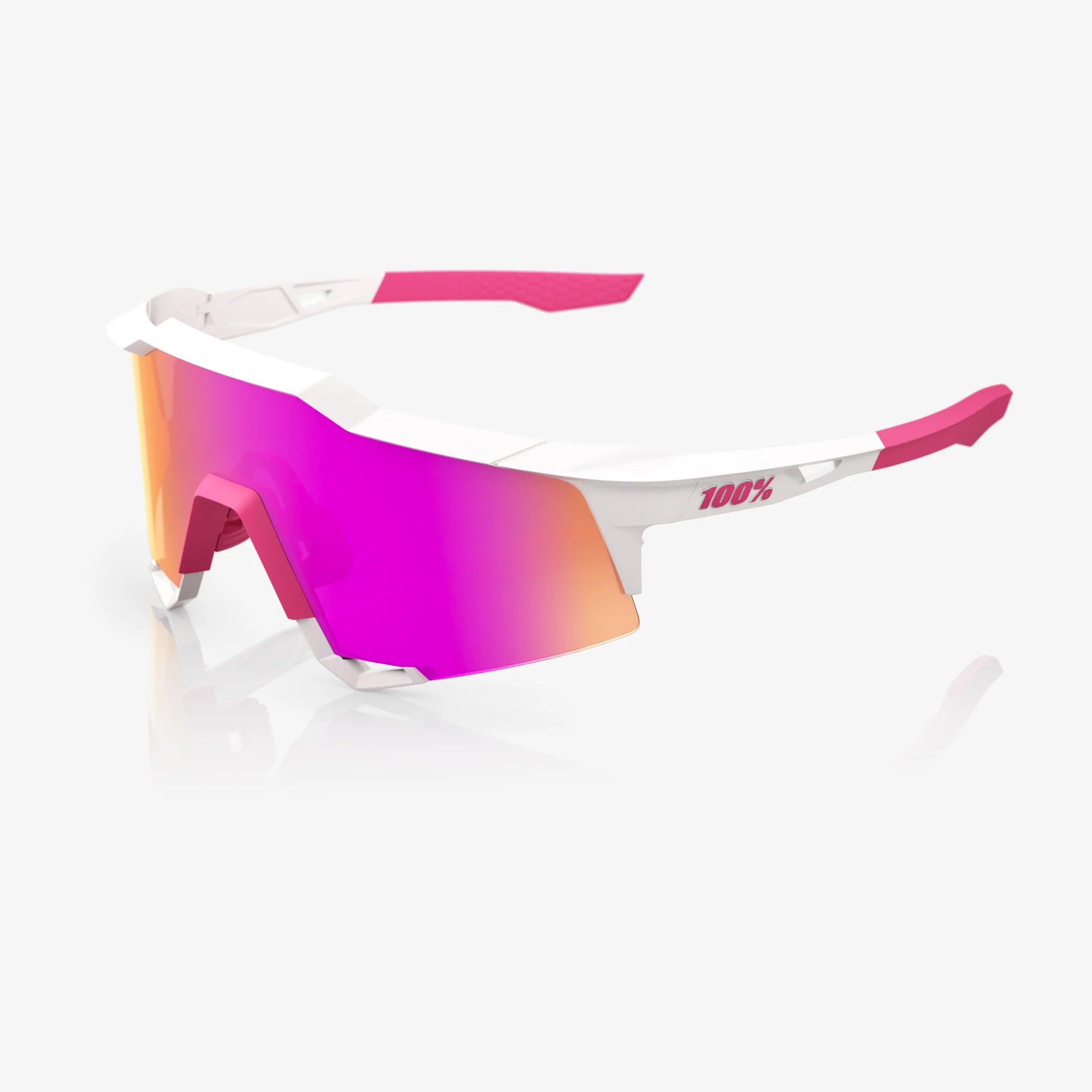SPEEDCRAFT® Matte White/Pink HiPER® Vital Pink Mirror Lens – SPEEDHUNTER