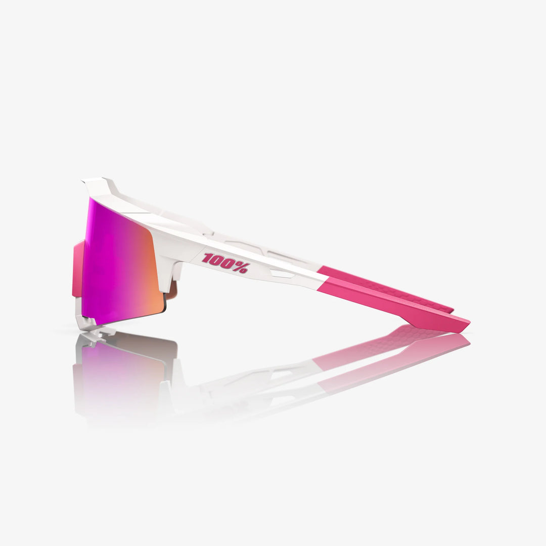 SPEEDCRAFT® Matte White/Pink HiPER® Vital Pink Mirror Lens