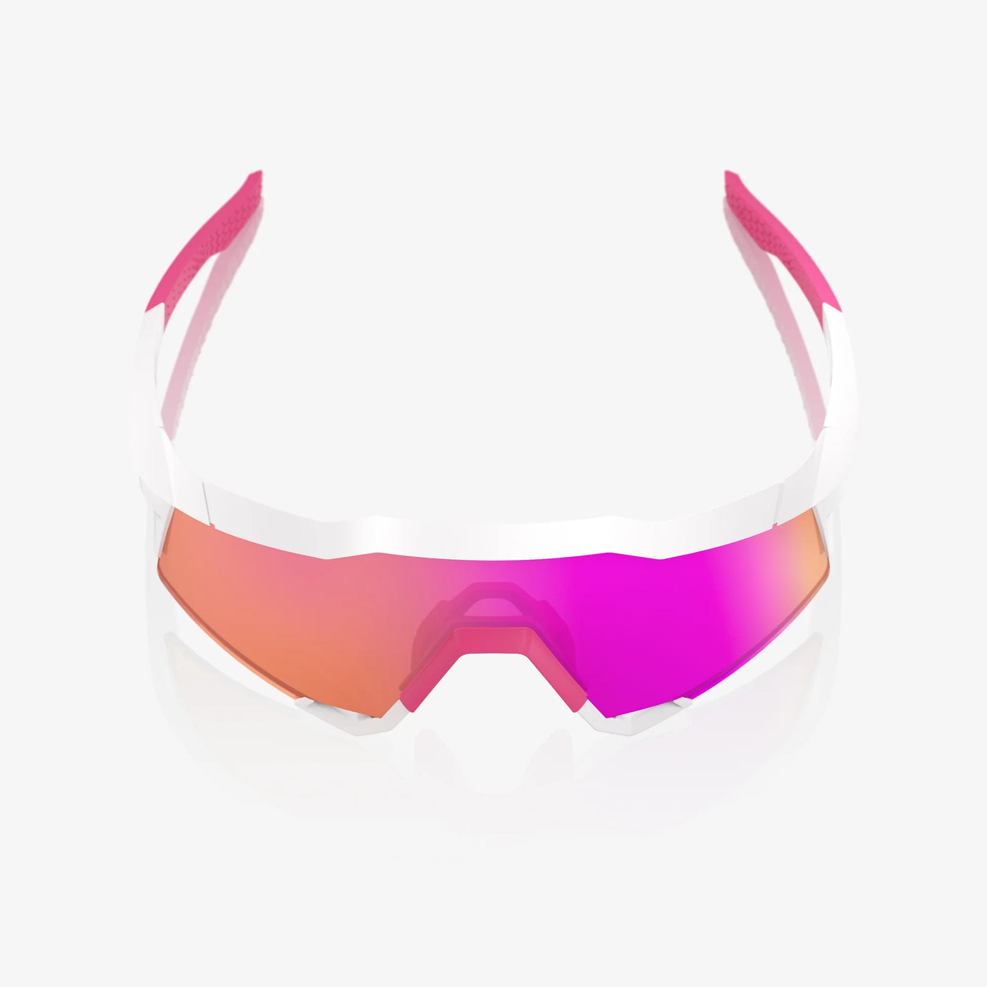 SPEEDCRAFT® Matte White/Pink HiPER® Vital Pink Mirror Lens