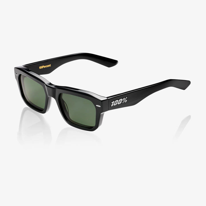 BOWEN Polished Black Grey-Green Lens