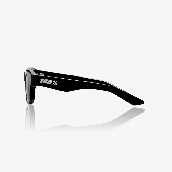 BOWEN Polished Black Grey-Green Lens