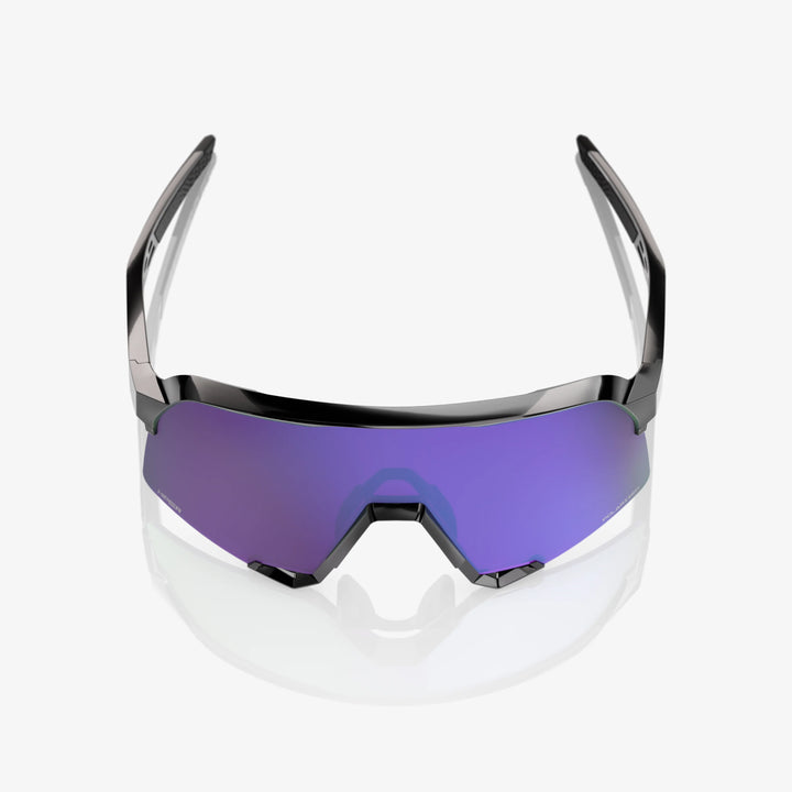 S3™ Polished Black HiPER® Polarized Lavender Mirror Lens