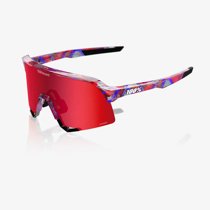 S3™ FDJ Gloss Translucent Red/Blue HiPER® Fire Red Mirror Lens